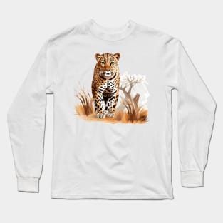 African Leopard Long Sleeve T-Shirt